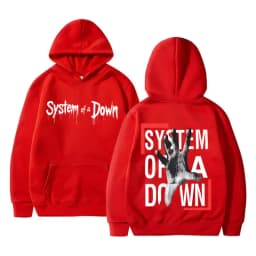 System of A Down Double Sided Print Hoodie Men Women Rock Vintage Fleece Sweatshirt Men's 90s Alternative Metal Merch Pullover