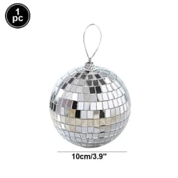 2-10cm Mirror Disco Ball 70s 80s Party Decors Reflective Ball Hanging Ornaments for Christmas Birthday Party Wedding Decorations