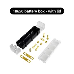 21700 18650 Battery Holder Storage Solder-free Lithium Battery Storage Box Power Bank Case DIY Splicable Battery Slot