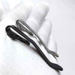 1piece Titanium Alloy Back Clip Folding Knife Pocket Back Clamps For Demk AD20/20.5 Folding Knife DIY Parts Accessories