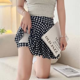 Women's Basic Skirt Summer Shorts Skirt Fashion Versatile School Pleated Casual Mini Skater Plus Size 4XL Fluffy Flared Skirt