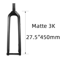 Java 3K Carbon MTB Fork,Straight Tube 100/110mm TA Thru Axle,26/27.5/29in MTB Bicycle Fork