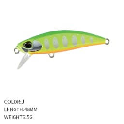Sinking Minnow lure 48mm 6.5g Hard Bait Wobblers Minnow Carp Fishing Lure Isca pesca Artificial Minnow Lure for Trout Bass