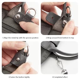 Bag Shoulder Strap For Longchamp M Leather Shoulder Bag Strap Durable Belt Slung Crossbody No Drilling Replacement Accessories