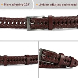 Men Belts High Quality Genuine Leather LONG Large Pin Buckle Metal Automatic Buckle High Quality Casual for Jeans Women Strap