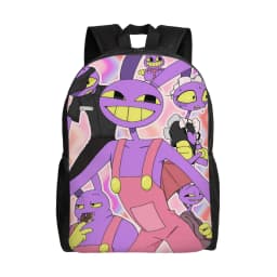Jax Cartoon Digitals Circus Thermal Backpack Student Unisex Polyester University Backpacks Big Elegant School Bags Rucksack