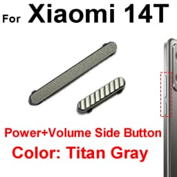 For Xiaomi 14 14T Pro Ultra On Off Power Volume Side Button Power Control Side Button Switch Replacement Repair Parts