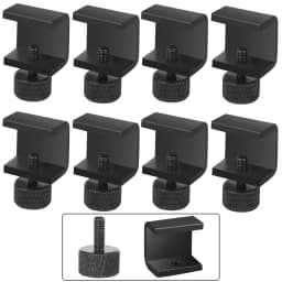 XCR3D Glass Heated Bed Clamp 3D Printer Parts Heatbed Plate Clip for Ultimaker UM Build Platform Retainer 4pcs/8pcs