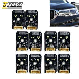 5X White LED Boards For 2017-2020 BMW 5 series G30 G31 G32 GT F90 M5 520i 530i 540i DRL Adaptive LED Headligt Daylight Module