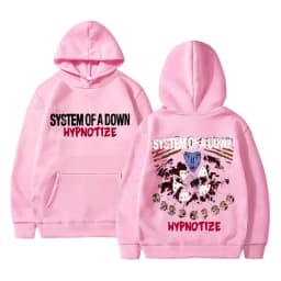 Vintage Rock Band System of A Down Hypnotize Print Hoodie Men Alternative Metal Music Sweatshirt Mens Gothic Harajuku Streetwear