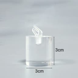 Clear Acrylic Ring Holder Display Stands Jewelry Organizer with Clips Joyeros Organizador De Joyas Packaging Storage Props Riser