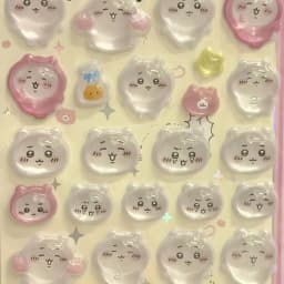CKW 3D Jelly Crystal Stickers Cute Usagi Hachiware Jiikawa Decals Waterproof Stickers for Phone Case & Scrapbooking