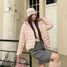 Winter Pork Rib Style Lightweight Hooded Down Jacket Women White Duck Down Waterproof Outwears Female Warm Parker Down Jacket