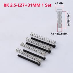 1 Set #3-48(2.5MM) / 3MM Electric Guitar Humbucker Pickups Height Adjusting Screws - KR(Origin)