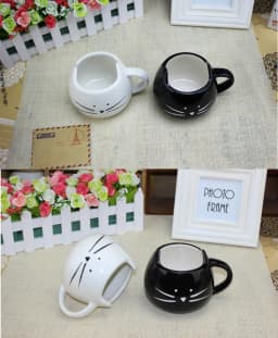 New Cute Cat Mug Animal Milk Mugs Original and Funny Cups to Give Away Unusual Tea Cup of Coffee Drinkware Personalized Gift Bar