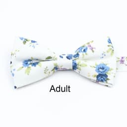Cotton Floral Parent-Child Bowtie Set Bow Tie Necktie For Men Wedding Party Business Suits Gravata Pink Yellow Butterfly Cravats