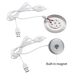 3W 5W USB Mini Night Light Portable Magnet LED Blub 1.5m USB Cable Book Reading Light with Switch for Children Dormitory Bedroom