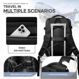 Ryanair 40x30x20 Cabin Backpack, Wizzair Easyjet Backpack Vacuum Backpack Hand Luggage Men Laptop Backpack,Vacuum Storage Bag