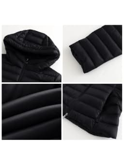 CHIC VEN Women's Down Coats Solid Hooded Female 90 White Down Jacket Slim Lightweight Warm Casual Overcoat Autumn Winter 2026