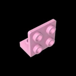 MOC PARTS GDS-642 ANGULAR PLATE 1.5 BOT. 1X2 2/2 compatible with lego 99207 children's toys Assembles Building Blocks Technical