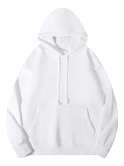 Solid Oversize Hoodies For Women Pocket Casual Loose Hooded Sweatshirt Woman Autumn Cotton Terry Hoodies Women Oversize Pullover