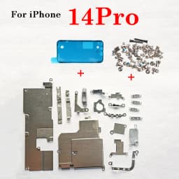 1set Full Inside Small Metal Parts Shield Plate Set Kit Holder Bracket For iPhone 6s 7 8 XS XR XS 11 12 13 14 15 16 Pro Max Plus