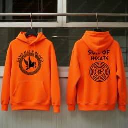 Camp Half Blood Hoodie Fall Winter Essential Half Camp Game Men Women Orange Pullovers Poseidon of Son Halloween Sweatshirt Tops