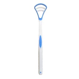 1PCS Silicone Tongue Scraper With Ergonomic Handle Double-sided Fresher Breath Tongue Cleaning Brush Oral Hygiene Tool Wholesale