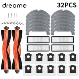 Dreame D10 Plus Gen 2 RLD32GD Robot Vacuum Spare Parts Consumables Main Side Brush Hepa Filter Mop Cloth Dust Bag Accessories