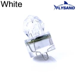 FLYSAND LED Fishing Lamp Underwater Diamond Shape Flash Light Attracting Squid Fishing Lure Tackle Fishing Tools