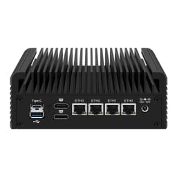 Topton Solid Firewall Intel I3 N355 N305 8 Core 4xi226-V 2.5G Mini PC N95 DDR5 2xNVMe Fanless Soft Router Proxmox Server