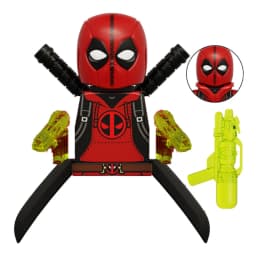 Blind Box Mini Building Blocks G0172 Figures Big Goblin Spiderman Iron Man Venom Captain Hawk Deadpool Armor Christmas Gifts Toy