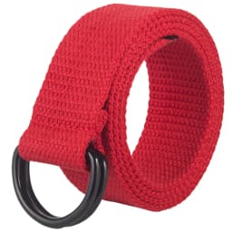 Double loop buckle canvas belt for men and women, youth canvas belt for women, Korean version, minimalist denim belt