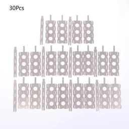 30pcs 18650 Lithium Battery Nickel Sheet 5Set Polygonal Battery Nickel Sheet For Spot Welding Machine Batteries Connection Sheet