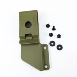 1piece Rotatable KYDEX Sheath Waist Clip Scabbard Clip Sheath Accessories Outdoors Carry KYDEX Sheath Tool with Two Set Screws