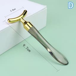 2in 1 Face Eye Massage Stick Eye Cream Applicator for Anti Wrinkle Dark Circles Facial Lifting Mixing Spatulas Scoop Mini Spoon