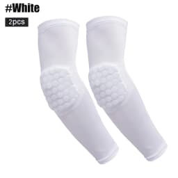 1Pcs/2Pcs Elbow Pads, Basketball Shooter Sleeves, Collision Avoidance Hex Padded Elbow for Volleyball Football Baseball Cycling