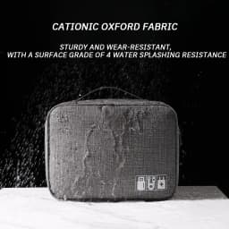 Multi-functional Large Capacity Waterproof Digital Electronic Organizer USB Data Line Charger Headphone Wire Travel Storage Bag