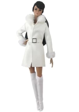 Handmade BABI CLOTHES Leather Fur Clothes Outfit for 11.5 inch 30cm Doll bjd clothes Many Style Gifts for doll accessories