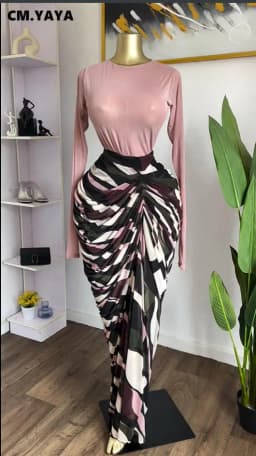 CM.YAYA Women Tie Dye Print Mesh Patchwork Ruched Bodycon Maxi Long Dress 2026 Spring Evening Education Vacation Prom Dresses