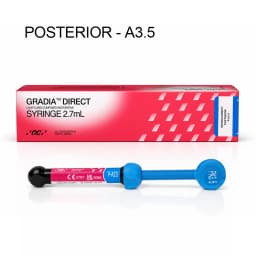 NEW Dental GC Gradia Direct Light‑Cured Composite Restorative 2.7mL  Nano Resin Filling Material for Anterior Posterior Teeth
