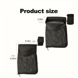Hunting Bullet Shell Bag Military Gear Ammo Brass Shell Catcher Mesh Trap Nylon Mesh Bag Capture Black Collection Bag Ammo Bag