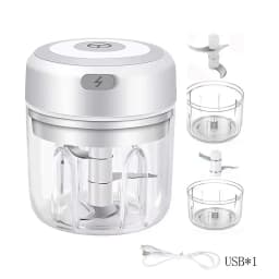 250ML Electric Mini Food Processor Wireless USB Rechargeable Garlic Chopper Portable Vegetable Onion Mincer Meat Grinder Gadget