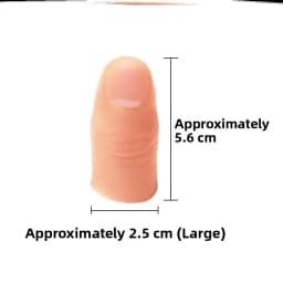 Advanced Realistic Silicone Finger Prosthetic Magic Props Thumb Protective Handware Simulation Magic Tricks Performance Tools