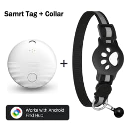 Smart Location Tag Works with Google Find Hub Android Bluetooth Anti-Lost Tracker With Cat Collar Item Finder Wallet Pets Bags