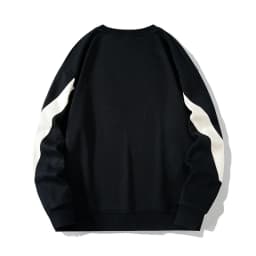 Men's Round Neck Sweatshirt Round Neck Long-Sleeved Embroidery Oversized 6XL, 7XL, 8XL Ugly Christmas Sweatshirts For Men