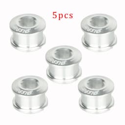 HASSNS Chainring Bolts 5Pcs Integrated Crankset Mtb Chainwheel Screws Monoplate Cranks Bicycle Dental Plate 6.5mm Mountain Bike
