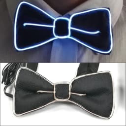 White Just Married LED Luminous Glasses Heart Shaped EL Neon Decorative Glasses Engagement Wedding Bridal Shower Props