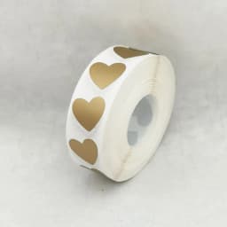 1 Roll DIY Scratch off Stickers in Small round Or Heart Shapes - 3 Sizes Available for Scratch Cards Retail Or Wholesale