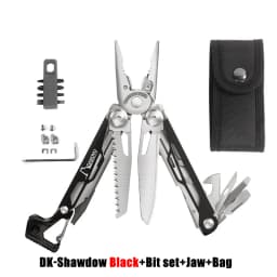 DAKOYU-Multi-functional Swiss Tool with Whistle, Outdoor Pliers, DKShadow Available In Multiple Colors, Outdoor Camping Equipmen